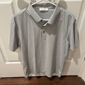 Gray AHA Select Men's Polo Shirt Large